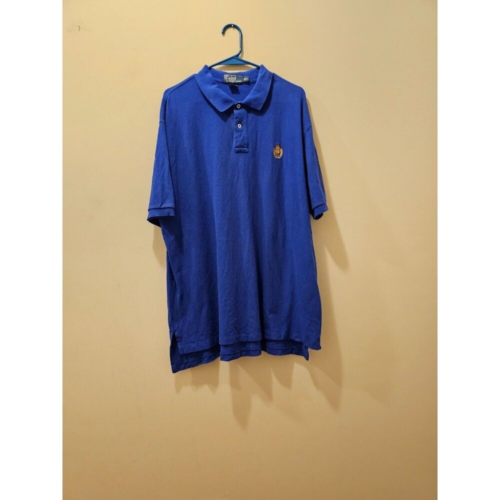 Men's Polo Ralph Lauren‎ Polo Shirt Crest Blue Size XXL